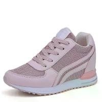 ราคา รองเท้าผ้าใบเสริมสำหรับผู้หญิง, รองเท้าเสริมส้น, ส้นซ่อน 6 ซม., ระบายอากาศได้, รองเท้ากีฬา, รองเท้าบูทเพิ่มความสูงที่มองไม่เห็น (1731141355319625963)