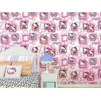 ราคา ลายคิตตี้ K1 วอลเปเปอร์ วอลเปเปอร์ติดผนังกาวในตัวลายคิตตี้ น่ารัก วอลเปเปอร์ลายการ์ตูน วอลเปเปอร์กาวในตัว (1729815232141756587)