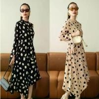 ราคา พร้อมส่ง เดรสแขนยาวแต้มสีแต่งเชือกผูกปลายแขน+เข็มขัด งานป้าย vshopbrand women clothing ผู้หญิง dress cream เสื้อผ้า เดรสใส่กับกางเกงยีนส์ เดรสรัดรูป เจ๊มิ่ง เดรสรัดรูปผู้หญิง ย (1731575202643478773)