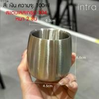 ราคา ส่งฟรี แก้ว จอก จอกเหล้า จอกชา จอกกาแฟ แบบสแตนเลส 304 หนา 2 ชั้น ขนาด 100ml สำหรับใส่ น้ำ เหล้า ชา กาแฟ (1731207886671742562)