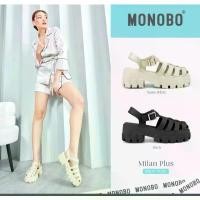 ราคา Monobo รุ่นMilan-Plus/Nippon ของแท้% รองเท้าส้นตึก รัดส้น รองเท้านุ่มเหมือนเหยียบขี้ jelly bunny cree plain เดรส กับ ส้นสูง หลัง กลับ ทอง เท้า รองเท้ามือสอง cityshoes (1731130618880428684)