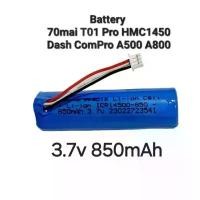 ราคา Xiaomi Home 70Mai T01 HMC1450 3.7v Tire Pressure Lithium Dash Campro A500 A500s A800 A800S แบตเตอรี่กล้อง Battery ขายดีประจำเดือนนี้ (1731560601180276139)