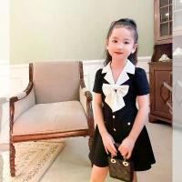 ราคา ชุดเจ้าหญิงฤดูร้อน สำหรับเด็กผู้หญิง สไตล์เกาหลี เรียบหรู บล็อคสี มีโบว์ อุปกรณ์ ยุ วะ ชุด นอนเด็ก สุดชิค เสื้อ เนตรนารี ตราสมอ กางเกง เด็ก ผู้หญิง (1731562910017423191)