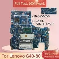ราคา เมนบอร์ดโน้ตบุ๊ค, NM-A361, เข้ากันได้กับ Lenovo G40-80 SR23Y, I5-5200U, เมนบอร์ด DDR3L, หมายเลขชิ้นส่วน 216-0856050, การทดสอบเต็มรูปแบบ, ทำงาน 100% (1731267387580189397)