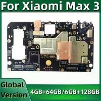ราคา เมนบอร์ด Xiaomi Mi Max3, โมดูล PCB บอร์ดหลักดั้งเดิม, 64GB และ 128GB ROM สากล (1731214877017606348)