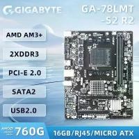 ราคา เมนบอร์ด Gigabyte GA-A78LMT S2 R2, ช่องเสียบ AM3 +, รองรับโปรเซสเซอร์ AMD AM3 Phenom II / โปรเซสเซอร์ AMD Athlon II, DDR3 1333MHz, ATX, เหมาะสำหรับใช้ (1731315399316375119)