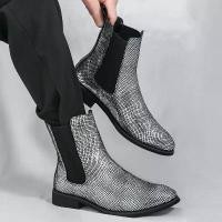 ราคา Chukka รองเท้าบุรุษ, รองเท้าบูทชุดบุรุษ, รองเท้าบูท Oxford หนัง, รองเท้าบูทเชลซีสำหรับผู้ชาย, พื้นนุ่ม, รองเท้าผ้ายืด, รองเท้าบูทมาร์ติน (1730924031501240824)