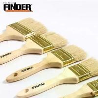 ราคา แปรงทาสีด้ามไม้ FINDER ขนาด 1 นิ้ว - 4 นิ้ว อุปกรณ์ทาสี แปรงขนแท้ (1729958924142479917)