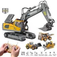 ราคา [สินค้าราคาพิเศษ] รถตักดินควบคุมระยะไกล2.4G รถดัมพ์โมเดลรถ RC ของเล่นรถจำลองพลาสติกอัลลอยด์มืออาชีพสำหรับเด็ก คําแนะนําการขายที่ร้อนแรงในเดือนนี้ (1732046574742243485)