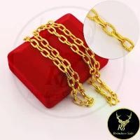 ราคา สินค้าราคาพิเศษ สร้อยคอ สร้อยคอแฟชั่น ลายโซ่เรือใหญ่ น้ำหนัก 1 บาท ยาว 20 นิ้ว งานเคลือบแก้ว ชุบทองไมครอน (1731632494477150135)