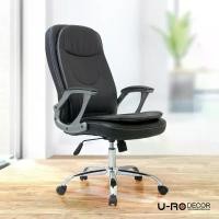 ราคา U-RO DECOR รุ่น AHEAD (อะเฮด) สีดำ เก้าอี้สำนักงาน ปรับระดับสูง-ต่ำได้ ขาเหล็ก เบาะฟองน้ำเนื้อแน่น หุ้ม PVC เกรด A รับน้ำหนักสูงสุด 120 kg เก้าอี้ เก้าอี้ทำงาน เก้าอี้ผู้บริหาร โฮมออฟฟิศ (172958378020