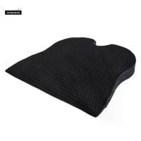 ราคา เบาะรองนั่งลิ่มในรถยนต์ สำหรับที่นั่งคนขับรถยนต์ เก้าอี้สำนักงาน และเก้าอี้ล้อเลื่อน ทำจากเมมโมรี่โฟม รองรับกระดูกและบรรเทาอาการปวด เหมาะสำหรับหลังส่วนล่าง กระดูกก้น สะบ้าหู และสะโพก สีดำ (17320858354