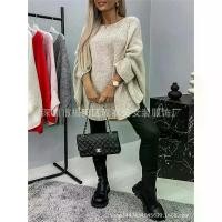 ราคา เสื้อกันหนาวข้ามพรมแดน, เสื้อกันหนาวผู้หญิง, เสื้อคลุม Poncho, เสื้อกันหนาวผ้าคลุมไหล่ถักแฟชั่น, สไตล์ยุโรปและอเมริกา, คอลเลกชันใหม่ฤดูใบไม้ร่วง 2023, 4 (1730956635144489312)