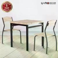 ราคา U-RO DECOR รุ่น SONOMA ชุดโต๊ะรับประทานอาหาร (โต๊ะ 1 + เก้าอี้ 2 ) ยูโรเดคคอร์ ชุดโต๊ะกินข้าว 2 ที่นั่ง โต๊ะกินข้าว เก้าอี้กินข้าว dining set dining table chair (1729619051606083807)