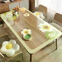 ราคา แผ่นรองโต๊ะกระจกนิ่ม หนา กันน้ำมัน กันน้ำ ทนความร้อน ซักได้ ผ้าปูโต๊ะ PVC ปรับแต่งได้ ทำจากกระดานคริสตัล โปร่งใส เหมาะสำหรับโต๊ะอาหาร ผ้า คลุม โต๊ะ ขาย ของ (1731490416788473229)