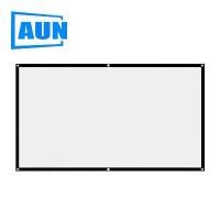 ราคา AUN จอโปรเจคเตอร์ โปรเจคเตอร์ 120 จอฉายโปรเจกเตอ จอหนังกลางแปลง projector จอ โปรเจคเตอร์ จอ แขวน มือดึง 4k3d 60/84/100/120 จอโปรเจคเตอร์ (1732011198624598734)