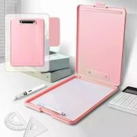 ราคา คลิปบอร์ดเขียน A4 กล่องคลิปบอร์ด แฟ้ม A4 6 สี ความจุขนาดใหญ่ พลาสติก กันน้ำ สำหรับเครื่องใช้สำนักงาน (1729693153619577655)