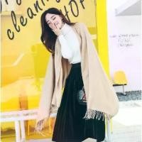 ราคา ผ้าพันคอ ผ้าคลุมไหล่ แคชเมียร์ สีพื้น พร้อมส่งผ้าพันคอ scarf (1732264742463769138)