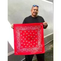 ราคา ผ้าโพกหัวชาย ผ้าเช็ดหน้าผืนใหญ่ ผ้าพันคอ 70x70 cm. (Bandana Big Size) Hip hop ganster (1731224656761750702)