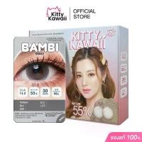 ราคา [รายเดือน] Kitty Kawaii Contact Lens : Bambi Gray Blister pack ดวงตา คอนแทคเลนส์ (1731464156397275463)