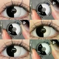 ราคา SparkleGirl ดำขาว คอนแทคเลนส์ คอสเพลย์ การ์ตูน แวมไพร์ คอนแทคเลนส์สี cosplay (1729742781321087179)