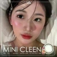 ราคา คอนแทคเลนส์ ขนาดมินิธรรมชาติ Brown / Black รุ่น Mini cleen (kittykawaii) (1730270830274382163)