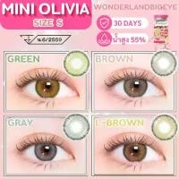 ราคา คอนแทคเลนส์ ขนาดมินิ Mini Olivia Brown / Light Brown / Green / Gray (kittykawaii) (1729849506598520850)