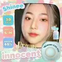 ราคา คอนแทคเลนส์ ขนาดกลาง ❤️Innocent (Shinee) สี : Brown/Gray (1730300510516054355)