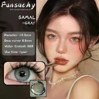 ราคา Funsachy SAMAL คอนแทคเลนส์รายวัน 1 คู่สามารถอยู่ได้นาน 12 เดือน คอนแทคเลนส์ 14 มม (1731530552383146566)