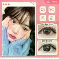 ราคา คอนแทคเลนส์ รุ่น Demie kitty kawaii สีเทา/ตาล Gray/Brown มีค่าสายตา (0.00)-(-7.00) (1730522962807261607)