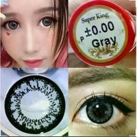 ราคา คอนแทคเลนส์ บิ๊กอาย รุ่น Super King สีดำ/เทา/ตาล Black/Gray/Brown มีค่าสายตาปกติ (0.00) (1729741778882234791)