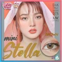 ราคา คอนแทคเลนส์ รุ่น Mini Stella สีเทา/ตาล Gray/Brown มีค่าสายตาปกติ (0.00)เปลี่ยนแทนทุกเดือน (1729612406644639845)
