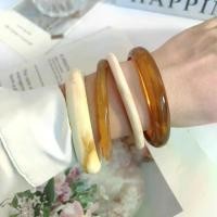 ราคา สร้อยข้อมือย้อนยุค, สไตล์มินิมอลบุคลิกภาพอินเทรนด์, ลายหินอ่อนอะคริลิค, สำหรับผู้หญิง, แฟชั่น กรอบ ลูกอม (1732318045460269236)