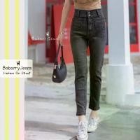 ราคา BabarryJeans กางเกงยีนส์ทรงบอย มีบิ๊กไซส์ S-5XL ผ้ายืด เอวสูง กระดุมคู่ เก็บทรงสวย สีดำฟอก Clothing ผู้หญิง Women เสื้อผ้า Lady กระโปรง แดง ยีน ทรง กระบอก ร ะ โ ป ง ี (1730984889597790395)