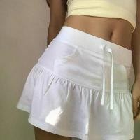 ราคา กระโปรงพลีท แฟชั่นยุโรปและอเมริกา สไตล์ซัมเมอร์ เทนนิส กระโปรงสั้น มีเชือกผูกเอว (1731703949812336514)