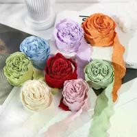 ราคา ริบบิ้นผ้าลินินจีบ ริบบิ้นไหมพรมหางปลา สําหรับช่อดอกไม้ DIY ช่อดอกไม้ บรรจุภัณฑ์ ผูกโบว์ ตกแต่งเค้ก (1730171548551908033)