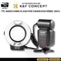 ราคา K&F Canon EOS Rebel GN14 Marco Ring Flash 150 TTL (KF22.005) (1729976829556263201)