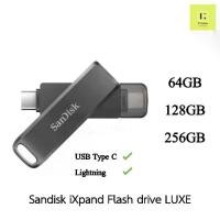ราคา SanDisk iXpand Flash Drive Luxe 64GB 128GB 256 GB USB 3.1 , USB C , Type C , ios , iphone , lightning เก็บข้อมูล ไอโฟน (1729697753555569454)
