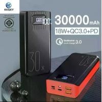 ราคา <สินค้ามาใหม่> พาวเวอร์แบงค์ Powerbank 30000mAh ชาร์จเร็ว Power Bank Fast Quick Charge ของแท้ 100% LCD With Flash Light พาวเวอร์แบงค์พกพา แบตเตอรี่ (1731777815939811930)