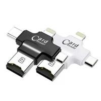 ราคา rnalDevshopt แฟลชไดร์ฟ 4In1 32GB Pendrive OTG USB Flash Drive สำหรับ iPhone 5/5s/5c/6/6 Plus/7/Ipad Drive Type-C สินค้าดี (1732184129719077539)