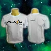 ราคา เสื้อยืดสกรีนลาย FLASH มี3สีขาว ดำ เหลือง ผ้าไมโครโพลีเอสเตอร์ ผ้าดีนุ่มลื่น แห้งไว ไม่อับชื้น (1731226535081248453)