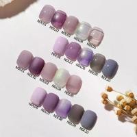 ราคา พร้อมส่ง ⚡ สีเจล AS งแท้ 100% NDL ยาทาเล็บสีเจล อย่างดี ยาทาเล็บ เจล สีทาเล็บ สีม่วง สีเทา @nailspop (1731192888785274187)