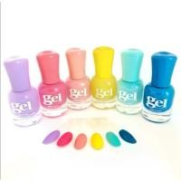 ราคา ยาทาเล็บกึ่งเจล ยาทาเล็บเจล​ สีทาเล็บเจล​ ยาทาเล็บ​ Gel Effect ยาทาเล็บไม่ต้องอบ​ สีชัด เงาวับ ดุจสีเจล แห้งไว (1732264391680494233)