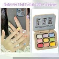 ราคา Baoshiman ชุดยาทาเล็บเจล UV สีมาการูน ยาทาเล็บเจลสีนู้ด ยาทาเล็บ 9 สี ญี่ปุ่น แช่แข็ง UV LED ยาทาเล็บ พาเลท ร้านเสริมสวย กาวเจลลี่ (1730636986622380511)