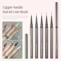 ราคา ชุดแปรงอายไลเนอร์โลหะ, สำหรับเพ้นท์เล็บ, พร้อมด้ามโลหะ, รวมแปรงทาเล็บอะคริลิคและยูวีเจล, ปากกาเชื่อมต่อ, ยาทาเล็บ, แปรงทาสี, สีน้ำตาล, เหมาะสำหรับงานศิลปะ DIY (1731672449559135862)