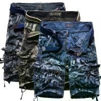 ราคา กางเกงขาสั้นผู้ชาย พลัสไซส์ 29-42 สไตล์ทหาร ลายพราง มีกระเป๋า ยาวถึงเข่า ชุดลำลองฤดูร้อน ชุดสตรีทกลางแจ้งตรง สีฟ้า สีเขียวทหาร สีเทา ไม่มีเข็มขัด (1732084699844545011)