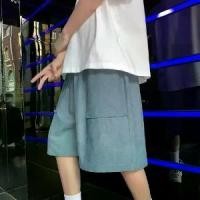 ราคา กางเกงกีฬาขาสั้น วัสดุผ้าลูกฟูก ใส่สบาย กางเกงขาสั้นผู้ชาย (1730302105963170046)