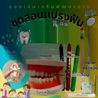 ราคา ชุดสอนแปรงฟัน ชุดฝึกแปรงฟันจากโมเดลฟัน มีกระจกส่องฟัน แปรงสีฟัน พร้อมกล่องเก็บ (1732108776516258773)
