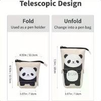 ราคา กล่องดินสอทรงกล้องส่องทางไกล ดีไซน์แนวตั้งน่ารัก ที่ใส่ดินสอแบบพกพา เหมาะสำหรับเครื่องใช้สำนักงานโรงเรียน ลายสัตว์สุ่ม ใส่ สี ไม้ เยอะ ๆ ดินสอ คาปิบาร่า กระเป๋า (1732135985175890881)