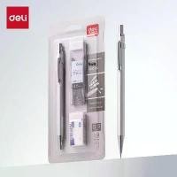 ราคา ดินสออัตโนมัติ Deli สำหรับนักเรียนชั้นประถมศึกษา 0.5 ดินสอ 2B โลหะหนักรู้สึกตะกั่วไม่แตก 0.7 เหมาะสำหรับเด็ก ปากกายักษ์ (1731790215189792520)